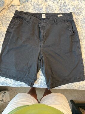 Gap womens distresssed black Stretch Cotton Shorts